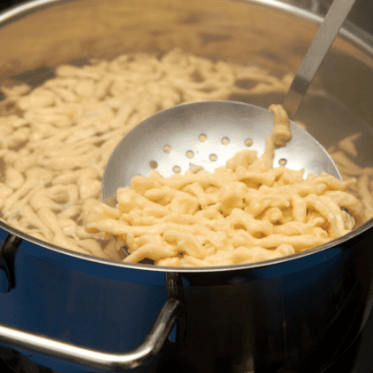 Spaetzle im topf