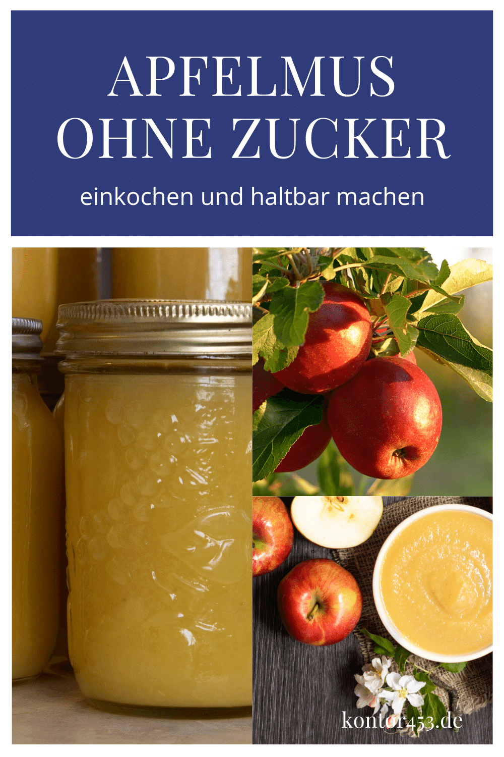 Apfelmus ohne Zucker einkochen - Rezeptefundus