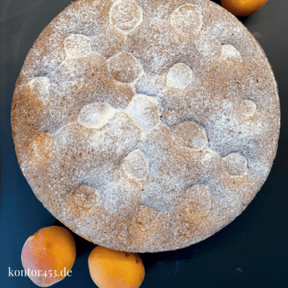 Aprikose trifft Nuss-Kuchen
