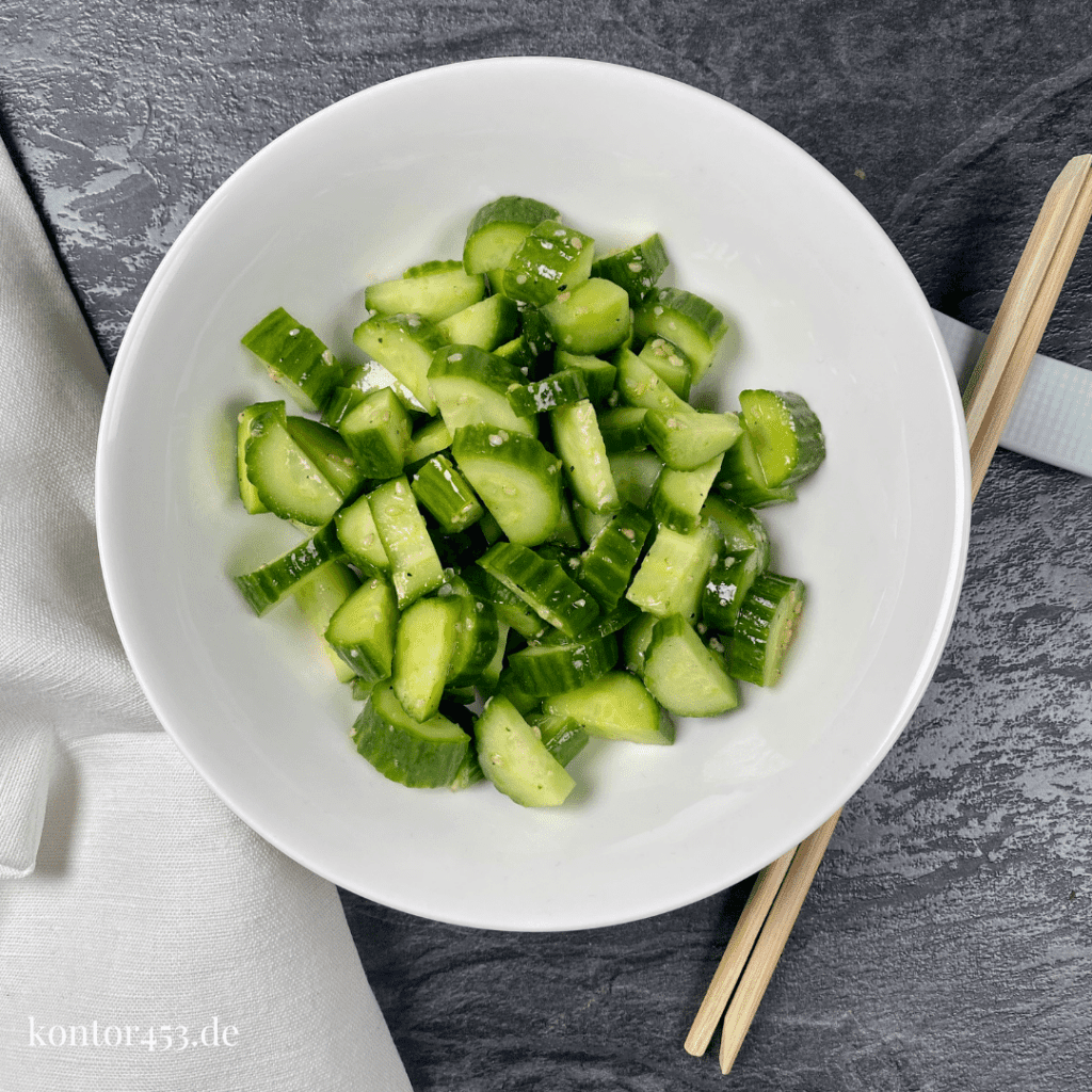 Asiatischer Gurkensalat - Rezeptefundus