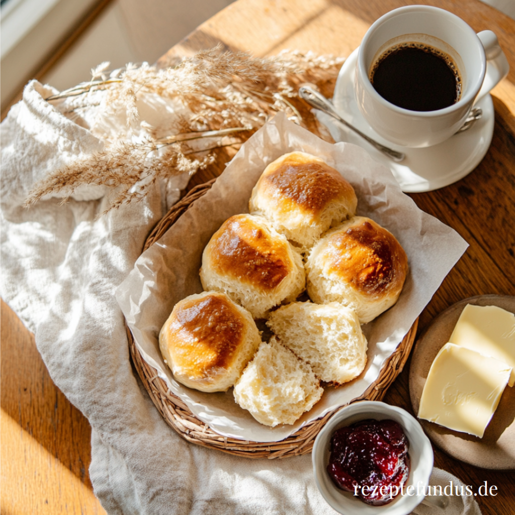Schnelle Quark-Öl-Teig-Brötchen: Frische Frühstücksbrötchen in nur 40 ...