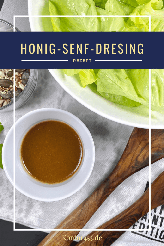 Schnelles Honig Senf Dressing