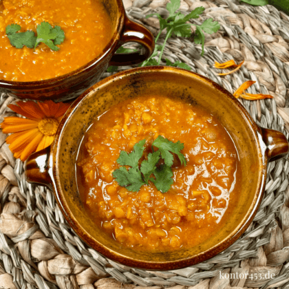 Dhal mit roten Linsen