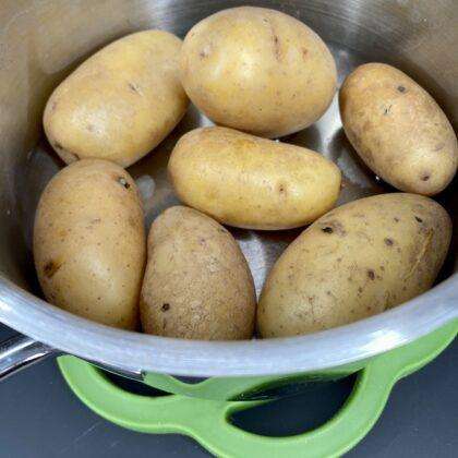 Pellkartoffeln kochen - ganz einfach 6 Pellkartoffeln einfach gekocht
