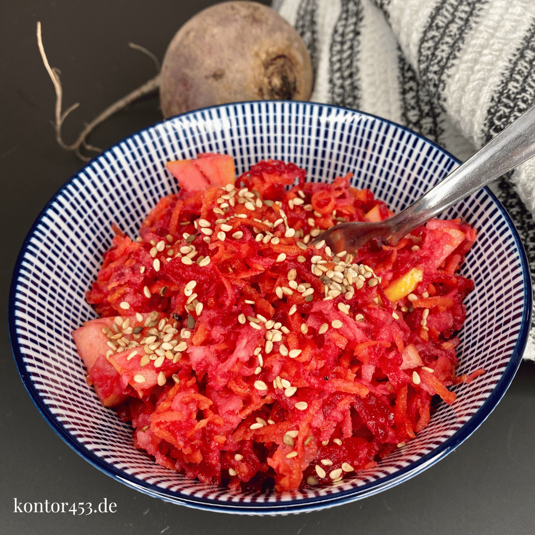 Kohlrabi-Rote Bete-Rohkost - Rezeptefundus