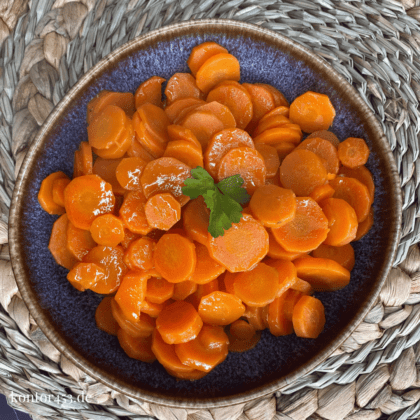 Einfaches und schnelles Möhren Gemüse