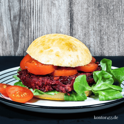 Burger mit Bun mit Sauerteig