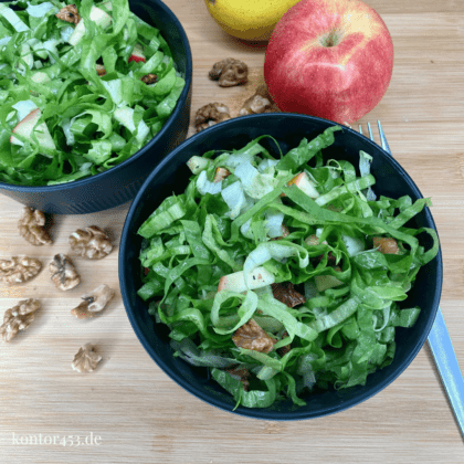 Rezept Endiviensalat mit Apfel und Nüssen