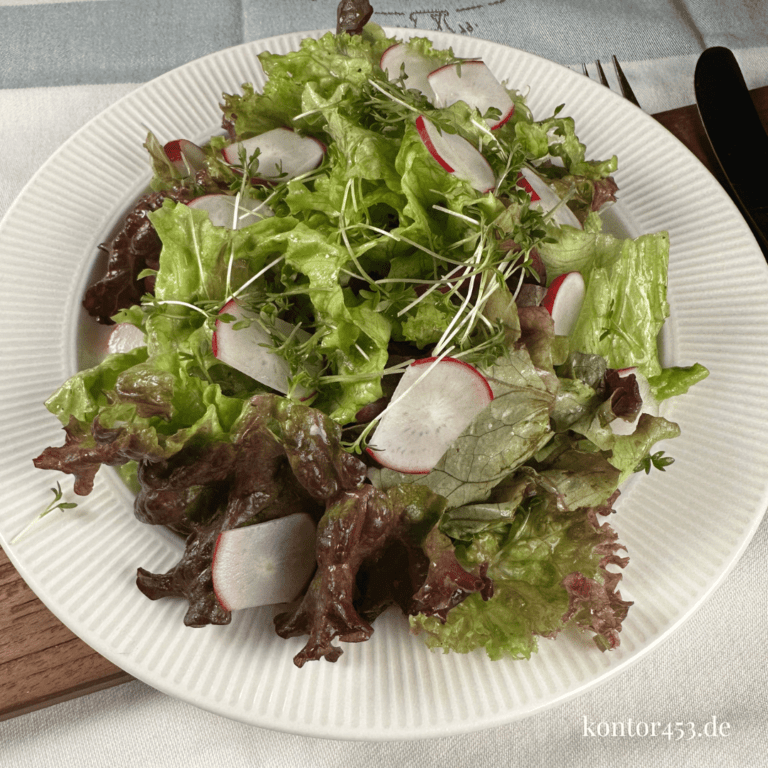 Grüner Salat mit Radieschen - Rezeptefundus