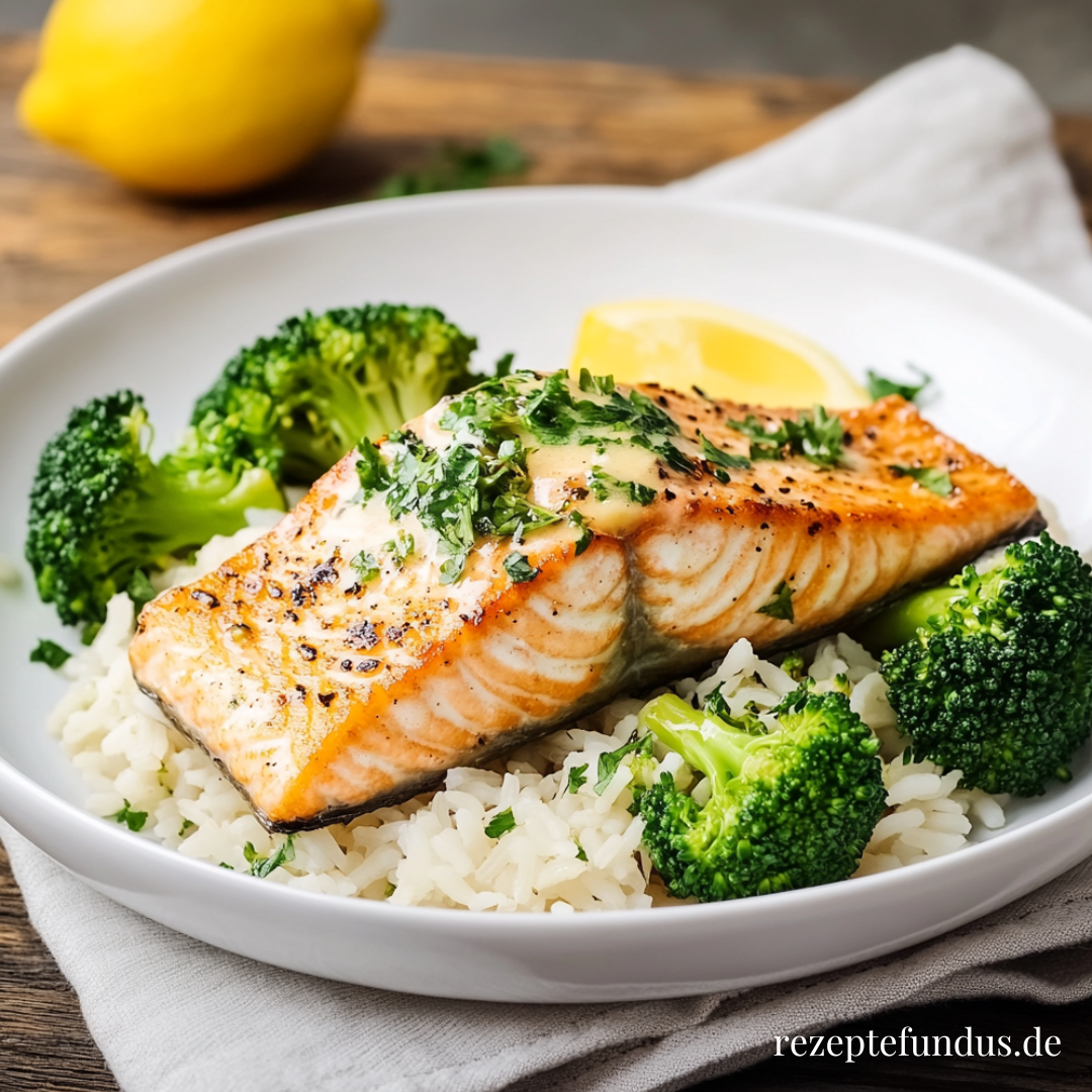 Elegantes Lachs Mit Rsti Bild