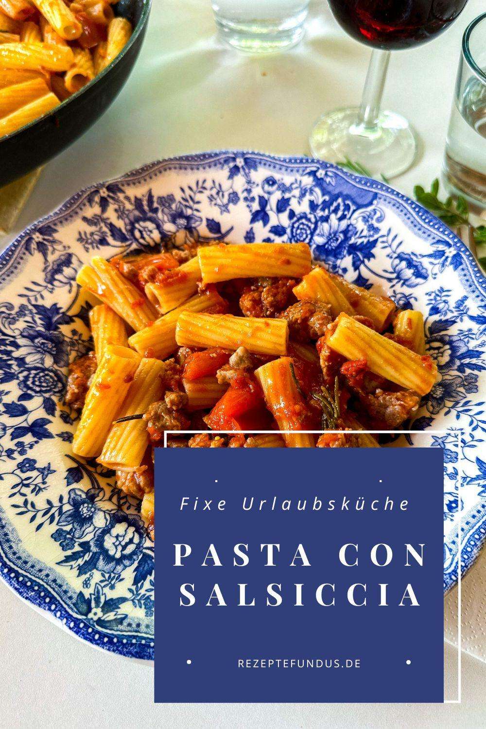 Verwunderlich Pasta Con Salsiccia Bild