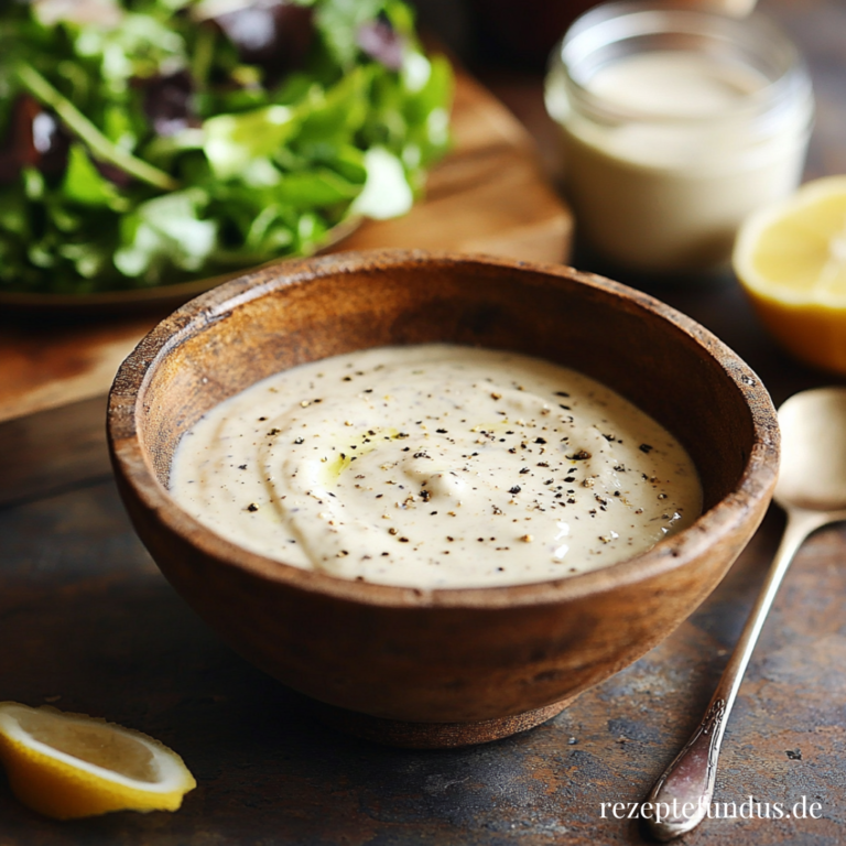 Einfaches Tahin-Dressing – Cremig, aromatisch & blitzschnell gemacht ... Einfaches Tahin-Dressing – Cremig, aromatisch & blitzschnell gemacht ...