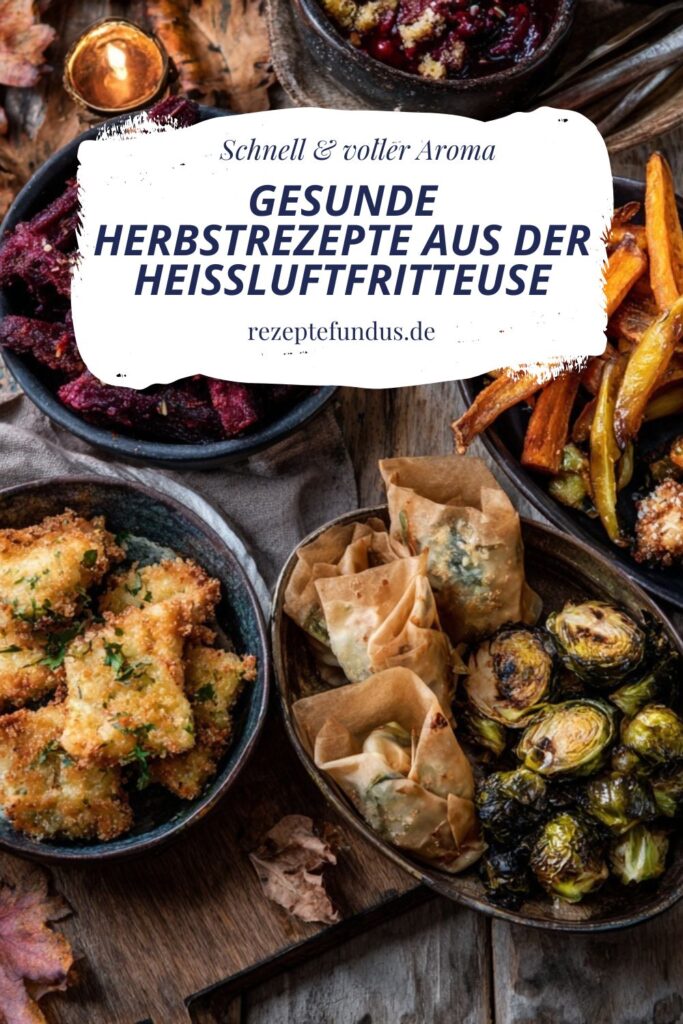Gesunde Herbstrezepte aus der Heißluftfritteuse: Knusprig, schnell & voller Aroma 13 Knusprige Herbstgerichte aus der Heißluftfritteuse: Eine Auswahl gesunder Airfryer-Rezepte mit Gemüse
